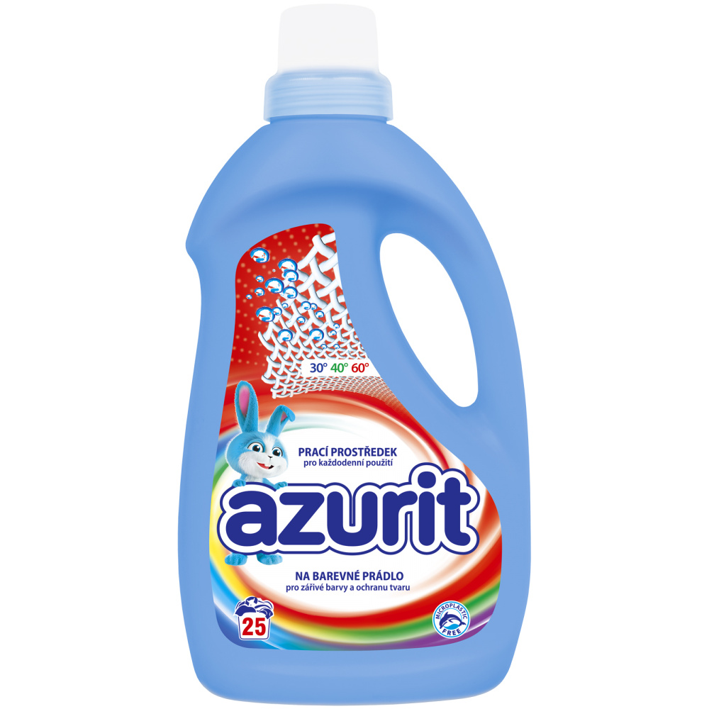 AZURIT GEL 25 DÁVEK/1 L NA BAREVNÉ PRÁDLO