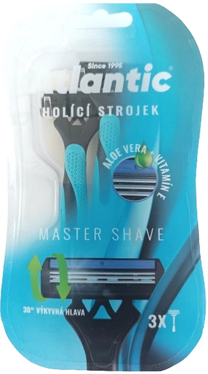 ATLANTIC HOLÍTKA 3 BŘITY S VÝKYVNOU HLAVOU 3 KS