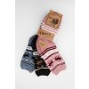 Alpaka dámské teplé ponožky vzorované 3 páry Vel.: 35-38
