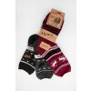 Alpaka pánské teplé ponožky vzorované 3 páry Vel.: 44-47