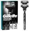 Gillette Mach3 Charcoal strojek + 2 hlavice