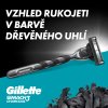 Gillette Mach3 Charcoal strojek + 2 hlavice