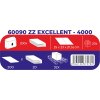 Pap.ručníky ZZ Excellent 4000 2vr, bílé, celulóza, 20x200 listů karton