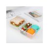 Sistema Dělený svačinový box To Go Lunch Cube Max s nádobou na jogurt s dvojitým víčkem 2l, mix barev