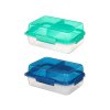 Sistema Dělený svačinový box To Go LunchStack Rectangle 1,8 l, mix barev