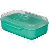 Sistema Krabička na ohřev jídla Microwave Rectangle 1,25 l, mátová