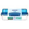 Sistema Dělený svačinový box To Go LunchStack Rectangle 1,8 l, modrá