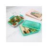 Sistema Dělený svačinový box To Go LunchStack Rectangle 1,8 l, zelená