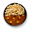 fit italian style chicken with pasta rte 420 g gymbeam serving