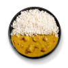 fit chicken curry with rice rte 420 g gymbeam serving
