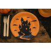 Párty talířky Halloween 23 cm – 8 ks