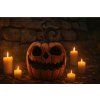 LED dýně Halloween z MgO 418 mm