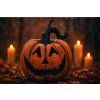 LED dýně Halloween z MgO 320 mm