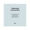WoodWick Cedarwood & Ocean Moss svíčka malá