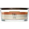 WoodWick Trilogy Vanilla Embers svíčka loď