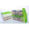 BUCHTONOŠ | 3patrový box na potraviny | 3 × 3500 ml