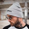 Zimní čepice Beanie Grey - GymBeam