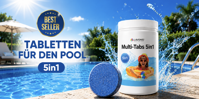 Pool-Tabletten 5in1 – umfassende Pflege für Ihren Pool