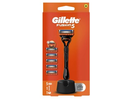 88927 gillette fusion5 5 ks hlavic stojan zdarma