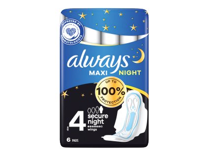 119592 always vlozky 6ks fol classic maxinight