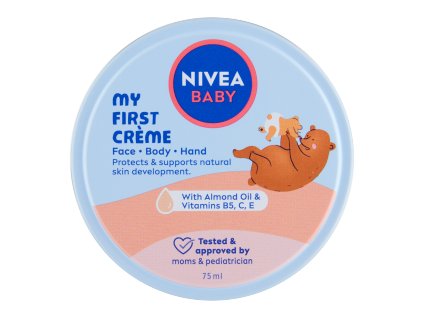 120195 nivea baby krem 75ml tvar telo zadecek