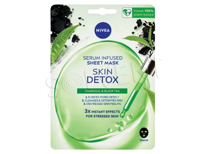 121752 nivea textilni maska detoxikacni