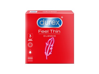 94342 durex kondomy 3ks kra feelthin classic