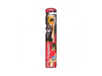 Colgate Zahnbürste 360° Charcoal Gold 1 Stück Weich