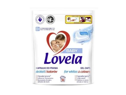 Lovela Kapseln 36 Stück Weiß & Farbe