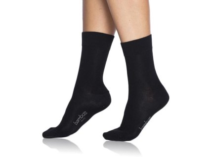 Bellinda BAMBOO LADIES COMFORT SOCKS - Damen Bambussocken - Schwarz 39 - 42