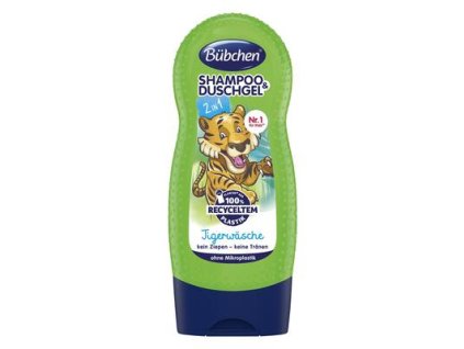 110697 kids sampon a sprchovy gel 2v1 tygr
