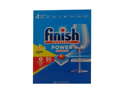 Finish Tabs POWER ESSENTIAL 80 Stück Zitrone