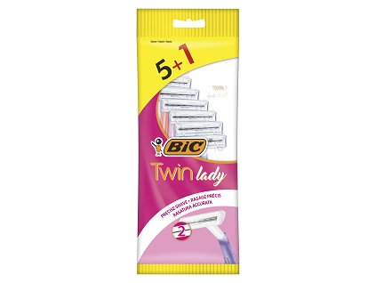 BIC Damenrasierer TWIN LADY (6er Pack) 2 Klingen