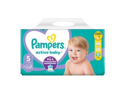 125664 pampers activeb mega box s5 110ks fol