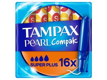 Tampax Compak (16 Stück/Box) Super plus Pearl