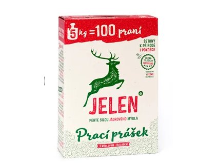Jelen Waschmittel auf Seifenbasis 5kg 100PD