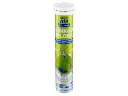 Maxi Vita Brausetabletten Gingko Biloba (20 Stück/Karton)