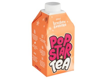 POPSTAR Tee 0,5l Pfirsich/Vanille