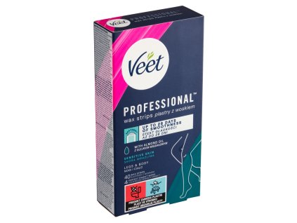 Veet Wachsbänder (40 Stück/Packung) für empfindliche Haut