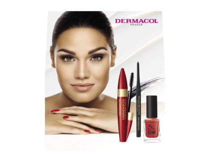 Dermacol Obession Geschenkset (Mascara+Mikrostift+langanhaltender Nagellack)