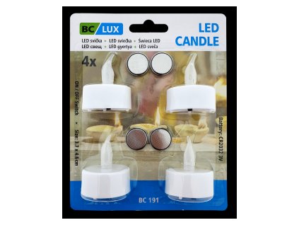 LED-Teelicht (4 Stück/Packung)