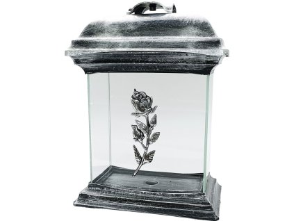 Madonna-Grabkathedrale, 26 cm, Rosé-Silber