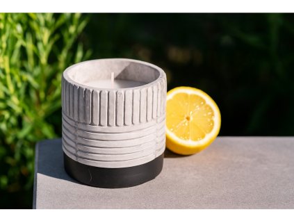 Citronella Keramik grau, 125 x 105 mm