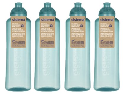 Sistema Set mit 4 Ocean Bound Swift Twist n Sip Flaschen 480 ml, mint