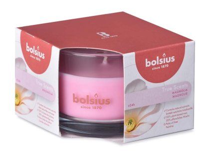 Bolsius Aromatic 2.0 Duftkerze im Glas, 90 x 63 mm, Magnolia