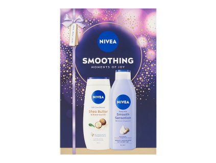 Nivea Geschenkset für Frauen – Wohltuende Momente der Freude (Duschgel 250 ml + Körperlotion 250 ml)