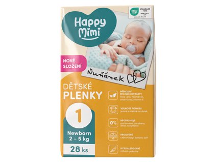 Happy Mimi 1 (28 Stück/Folie) Neugeborenen