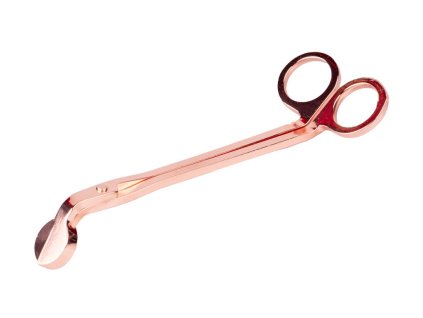 Dochtschere aus Edelstahl, roségoldplattiert