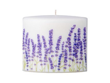 Ellipsenkerze Lavendel 115x53x100mm