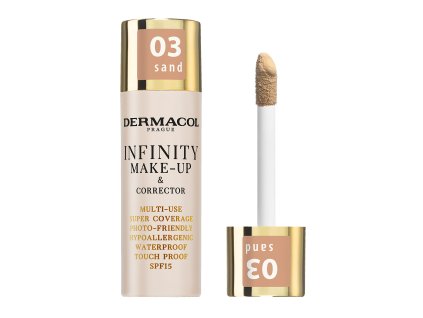 Dermacol Decorator Infinity m-up + Corrector 03 Sand